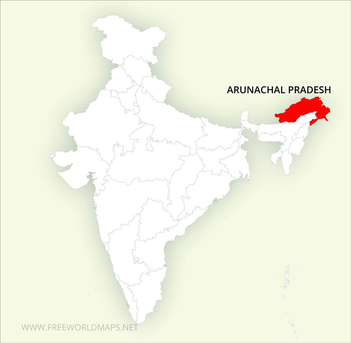 Maps of Arunachal Pradesh